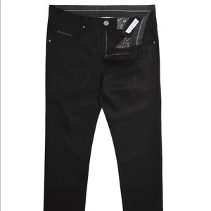 Suslo Couture black 34/32 mens 95% cotton chino pants.